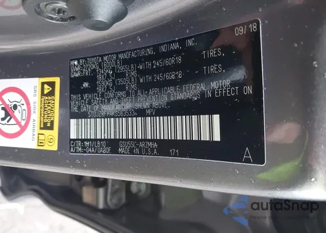 2019 Toyota Highlander Xle from USA, damaged, VIN 5TDJZRFH4KS563533
